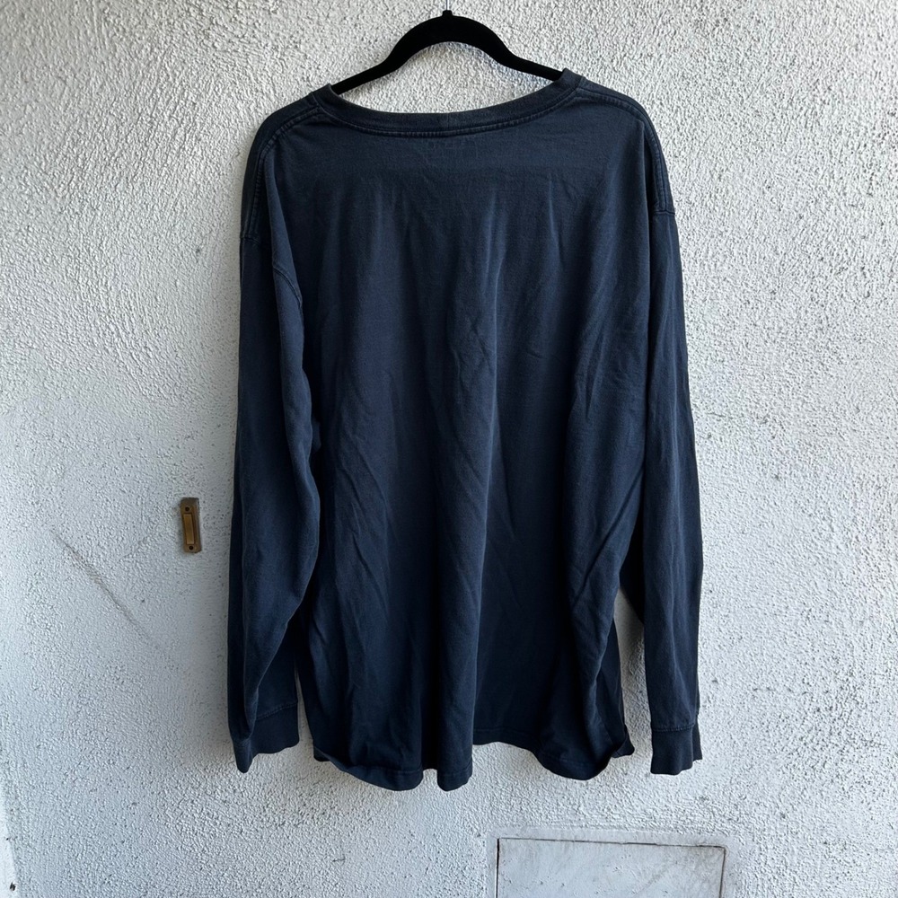 Carhartt Loose Fit Long Sleeve Pocket T Shirt Mens XL Dark Blue - Picture 5 of 5